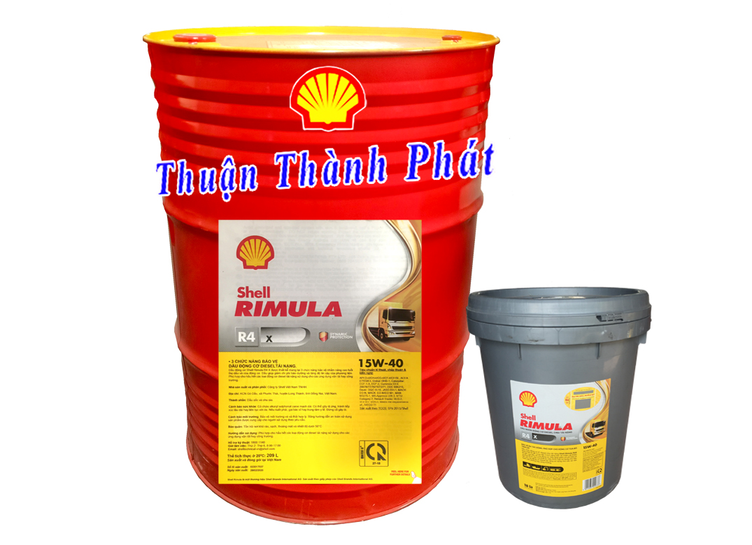 Rimula R4 X 15W40 Phuy, Xô